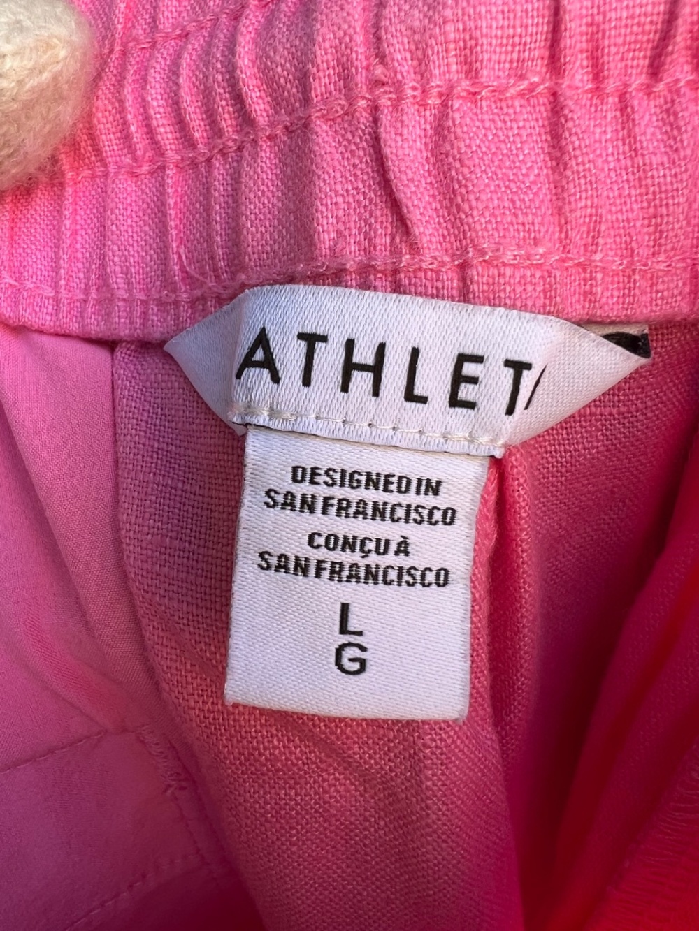 NWT Athleta barbie pink linen pants SZ L + Gola Tornado pink sneakers SZ 8 - Picture 17 of 17